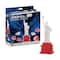 3D Crystal Puzzle - Statue of Liberty (Clear/Red): 78 Pcs